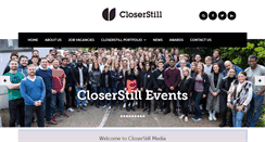 Desktop Screenshot of closerstillmedia.com